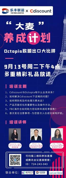 樂豐聯運攜手Cdiscount官方，全方位攻克開店、運營、發貨三大難題！-樂豐貨運｜樂豐國際貨運｜樂豐電商物流